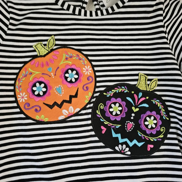 Rare editions skull calavera halloween tunic - Picture 3 of 5